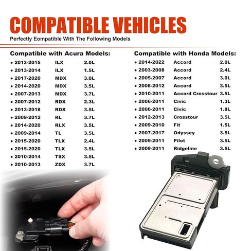 37980-RNA-A01 مستشعر تدفق الهواء الشامل MAF مناسب لـ Acura MDX 07-13، ILX 13-14، RDX TL، Odyssey 07-14، Honda Accord 03-14، Pilot Ridgeline Civic استبدال 37980-RAD-L11 MAF0033 in Kuwait