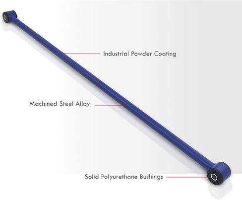 AJP Distributors Rear Lower Control Arm Rod Bar Link Suspension Pan Hard Panhard Steel Blue Polyurethane Bushing Compatible/Replacement For Camaro Firebird F-Body 1982-2002 in Saudi Arabia