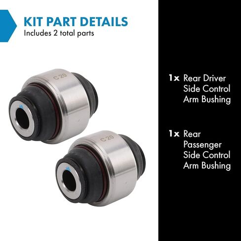 TRQ Rear Control Arm Bushing Set Compatible with BMW in Saudi Arabia