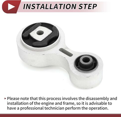 1 Pc Engine Motor Mount for Ford Focus 2006-2009 Rear Engine Mounting Silver Tone Black Metal in Saudi Arabia