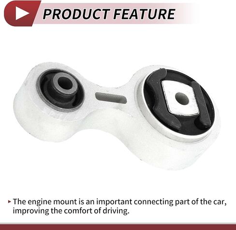 1 Pc Engine Motor Mount for Ford Focus 2006-2009 Rear Engine Mounting Silver Tone Black Metal in Saudi Arabia