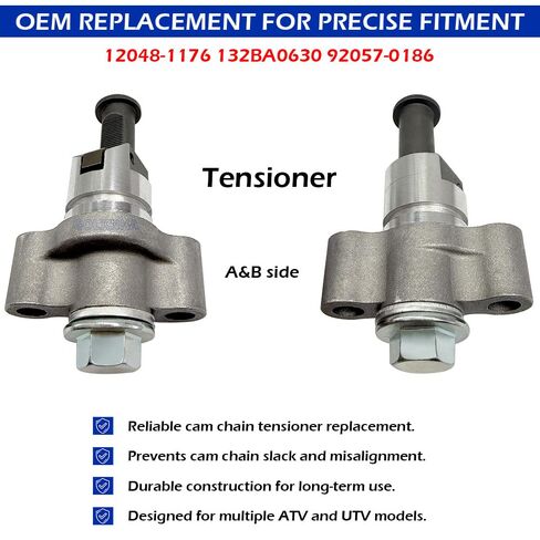 Cam Chain Camshaft Tensioner Compatible with Kawasaki Brute Force 650 750 KFX700 Prairie 650 700 Teryx Teryx4 750 800 OEM# 12048-1176 132BA0630 92057-0186 in Saudi Arabia