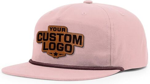 Custom Leather Patch Rope Hat R256 in Kuwait