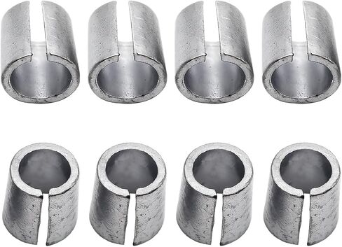 Car Battery Post Terminal Shims, 3 Pairs Lead Vehicle Battery Terminal Converter Adapter Sleeves, Automotive Positive & Negative Posts Shim, Universal for SUV Sedan Truck in Saudi Arabia