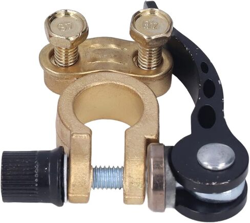 Battery Terminal Connectors 2PCS 4 Way Quick Release Disconnect Heavy Duty Brass Positive Negative for Automotive Marine RV Boat in Kuwait