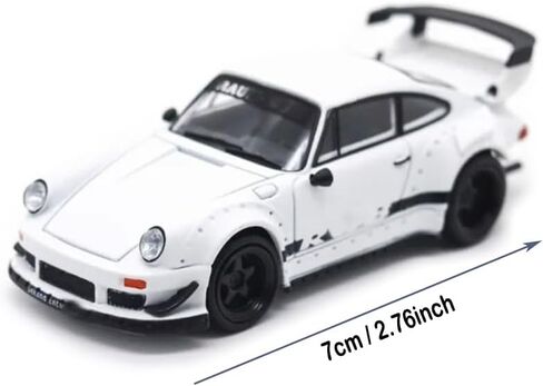 1/64 930 R-W-B Alloy Diecast Car Model Realistic Simulation for Adult Collection & Desktop Ornament (Black) in Saudi Arabia