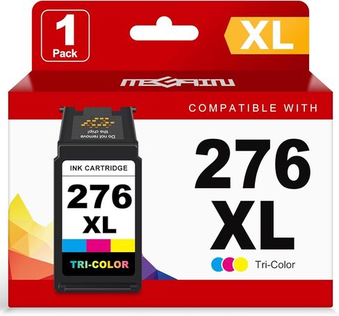 خراطيش حبر MEGAIN 275XL 276XL بديلة Cannon PG-275 275 XL وCL-276 276 XL خرطوشة حبر متوافقة مع طابعات Canon PIXMA TR4700 TR4720 TS3700 TS3722 TS3500 TS3522 (لون واحد) in Kuwait