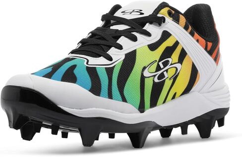 Boombah Viper Men's Molded Cleat - Zebra - Multiple Color Options - Multiple Sizes in Saudi Arabia