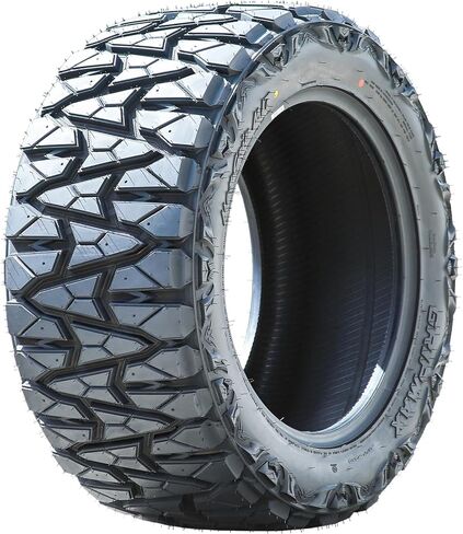 Gripmax MaxGrip M/T Mud Off-Road Light Truck Radial Tire-33X12.50R22LT 33X12.50X22 33X12.50-22 114Q Load Range F LRF 12-Ply BSW Black Side Wall in Kuwait