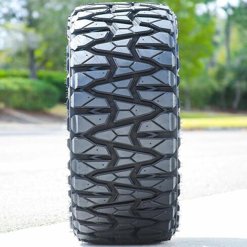 Gripmax MaxGrip M/T Mud Off-Road Light Truck Radial Tire-33X12.50R22LT 33X12.50X22 33X12.50-22 114Q Load Range F LRF 12-Ply BSW Black Side Wall in Kuwait