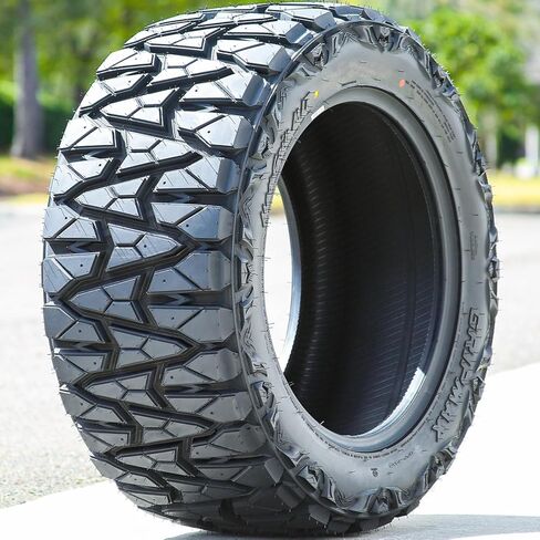 Gripmax MaxGrip M/T Mud Off-Road Light Truck Radial Tire-33X12.50R22LT 33X12.50X22 33X12.50-22 114Q Load Range F LRF 12-Ply BSW Black Side Wall in Kuwait