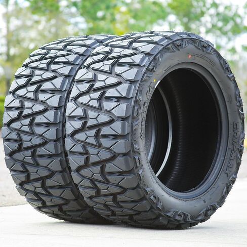 Gripmax MaxGrip M/T Mud Off-Road Light Truck Radial Tire-33X12.50R22LT 33X12.50X22 33X12.50-22 114Q Load Range F LRF 12-Ply BSW Black Side Wall in Kuwait