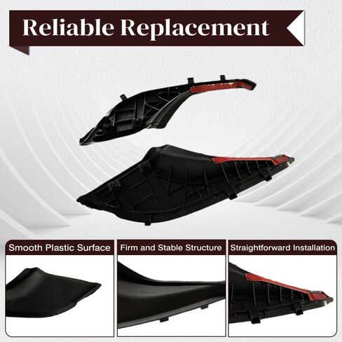 Front Fender to Cowl Side Seal Trim Cover, Replaces 53824-12011, 53823-12021, Compatible with Toyota Corolla Japan Axio 2012–2014, 2 pcs in Saudi Arabia