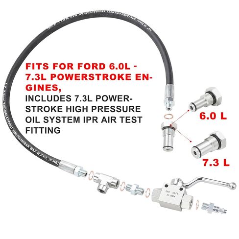 Hromee IPR Air Test Tool Special KIT Fits for Ford 6.0L-7.3LPowerstroke Diesel High Pressure Oil System in Saudi Arabia