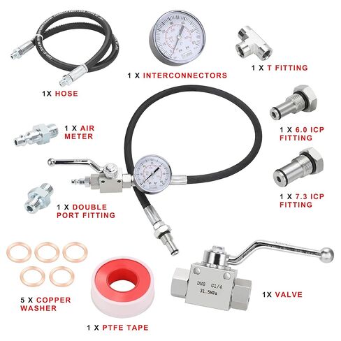 Hromee IPR Air Test Tool Special KIT Fits for Ford 6.0L-7.3LPowerstroke Diesel High Pressure Oil System in Saudi Arabia