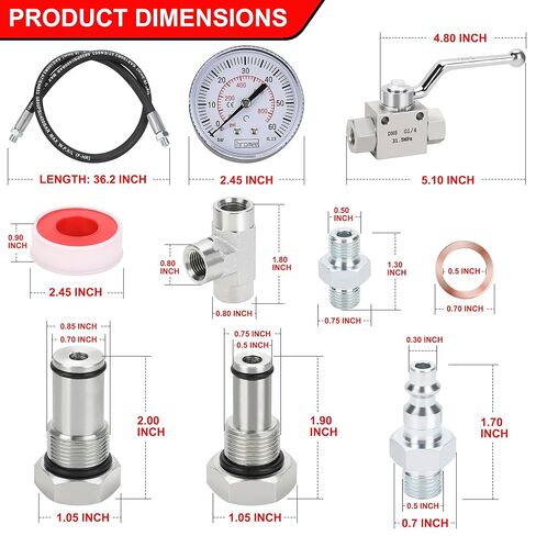 Hromee IPR Air Test Tool Special KIT Fits for Ford 6.0L-7.3LPowerstroke Diesel High Pressure Oil System in Saudi Arabia