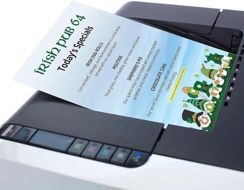 Great Papers! Stationery Letterhead, Sky Party Irish Gnomes, 8.5"x11", Printer Friendly, 50 Sheets (2025003) in Saudi Arabia