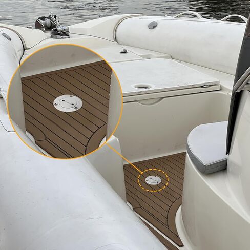 Boat Deck Fill/Filler 1-1/2"(38mm) Water Deck Fuel Filler Angled Neck 316 Stainless Steel Hardware with Key for Boat Yacht Caravan (Universal) in Kuwait