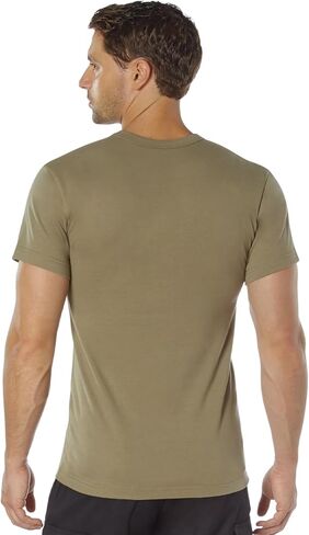 Rothco 22647 Heavyweight T-Shirt Size : S,Color : AR 670-1 Coyote Brown in Saudi Arabia