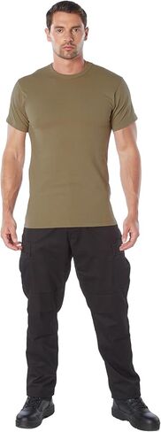 Rothco 22647 Heavyweight T-Shirt Size : S,Color : AR 670-1 Coyote Brown in Saudi Arabia