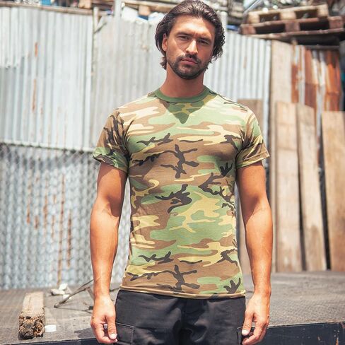 Rothco 22647 Heavyweight T-Shirt Size : S,Color : AR 670-1 Coyote Brown in Saudi Arabia