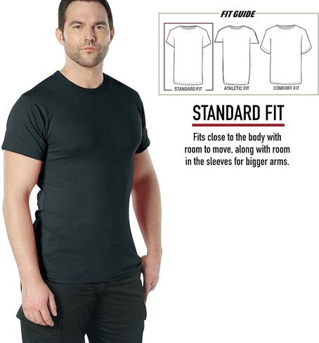 Rothco 22647 Heavyweight T-Shirt Size : S,Color : AR 670-1 Coyote Brown in Saudi Arabia
