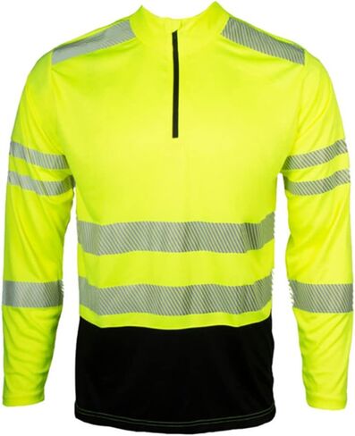 Arborwear Men's 820630 Premium Shade 2-Tone Quarter Zip HVSA Class 3 in Saudi Arabia
