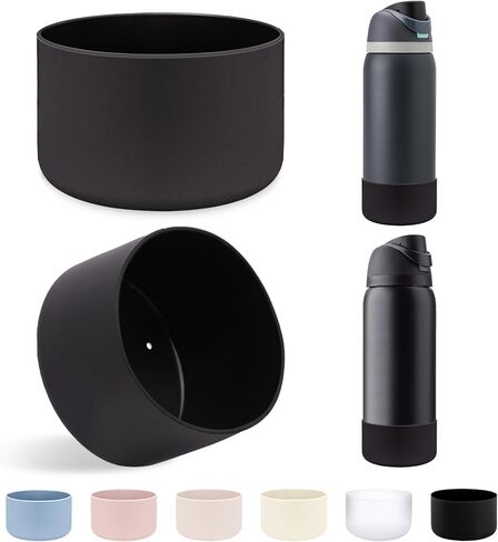 قطعتان من القاعدة السفلية الواقية من السيليكون لقارورة Owala FreeSip الملتوية والقلابة 32 أونصة والمزيد من زجاجات المياه الأخرى بقطر سفلي 3.3-3.43 بوصة in Kuwait