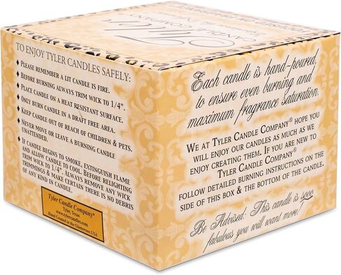 Tyler Candle Company - Diva Fragrance - Limited edition with glossy black lettering - Stature Model - 16oz / 2-Wick in Saudi Arabia