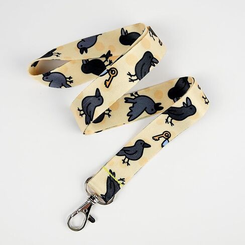 مجموعة حبل طيور المدينة المصورة، مجموعة حبل الطيور المكونة من 3 قطع - حوامل شارات الحمام والنورس والغراب المصورة من ليندسي برامان - حزام الهوية للمعلمين ومراقبي الطيور والدليل السياحي والرحلة البحرية والمكتب in Kuwait