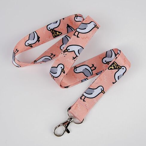 مجموعة حبل طيور المدينة المصورة، مجموعة حبل الطيور المكونة من 3 قطع - حوامل شارات الحمام والنورس والغراب المصورة من ليندسي برامان - حزام الهوية للمعلمين ومراقبي الطيور والدليل السياحي والرحلة البحرية والمكتب in Kuwait