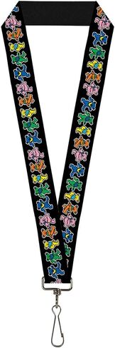 Buckle Down Lanyard - 1.0" - Dancing Bears Black/multi Color Accessory in Saudi Arabia