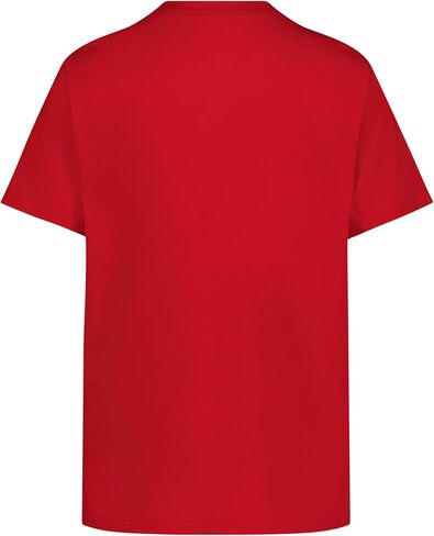 تي شيرت Tommy Hilfiger للأولاد بأكمام قصيرة ورقبة دائرية، ناعم، مريح، مريح، Script H Tommy Red، 8 in Kuwait