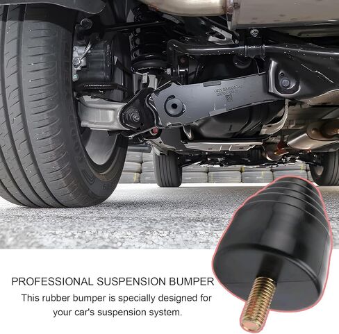 2 PCS Suspension Bump Stop, Extra Strength Rear Bump Stops for Shock Absorption and Cushioning, All-Purpose Rubber Bump Stopper Automotive Accessories for Cars Trucks Vans in Saudi Arabia