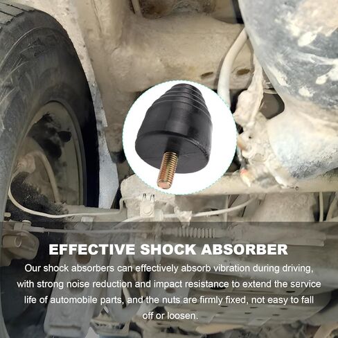 2 PCS Suspension Bump Stop, Extra Strength Rear Bump Stops for Shock Absorption and Cushioning, All-Purpose Rubber Bump Stopper Automotive Accessories for Cars Trucks Vans in Saudi Arabia