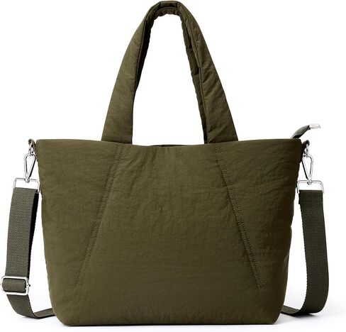 KALIDI Quilted Carryall Tote Bag for Women Large Puffer Crossbody Handbags Shoulder Soft Fluffy Lightweight Travel in Saudi Arabia