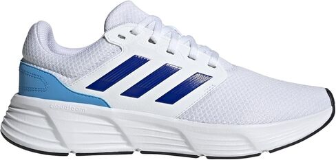 adidas Mens Galaxy 6 Lace Up Sneakers Shoes Casual - White in Saudi Arabia