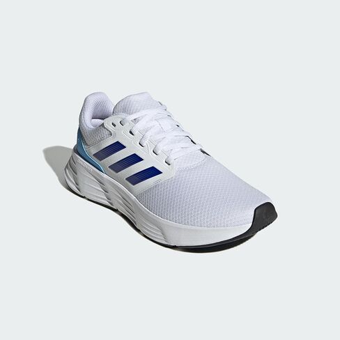 adidas Mens Galaxy 6 Lace Up Sneakers Shoes Casual - White in Saudi Arabia
