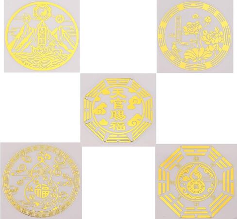 Feng Shui Stickers for Good Luck, Wealth & Serenity, Attract Fortune for Car, Home, Office in Saudi Arabia