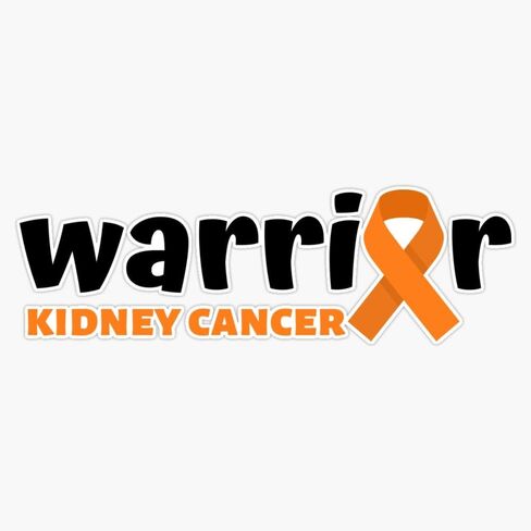 Magnet Kidney Cancer Warrior Kidney Cancer Awareness Magnetic Vinyl Sticker 5" in Saudi Arabia