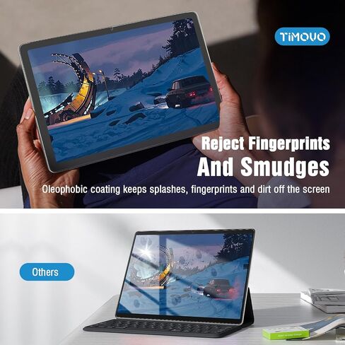 مجموعة واحدة من واقي شاشة الخصوصية من TiMOVO لجهاز Galaxy Tab A9+ 11 2023، زجاج مقوى مضاد للتجسس، صلابة 9H، خالية من الفقاعات in Saudi Arabia