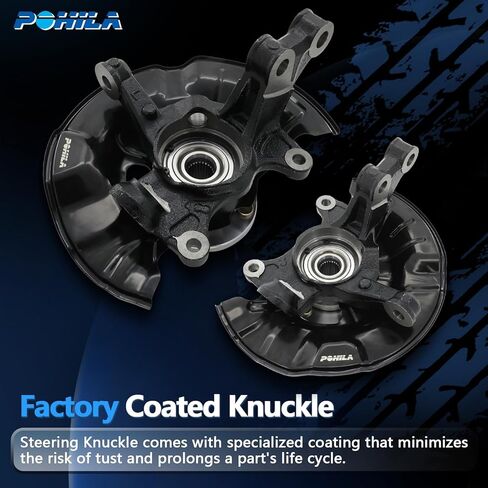 2 x Front Left and Right Steering Knuckle & Wheel Bearing Hub Assembly for Toyota Corolla 2014-2018, Matrix 2014, 698-477 698-476, Front Driver and Passenger Side in Saudi Arabia