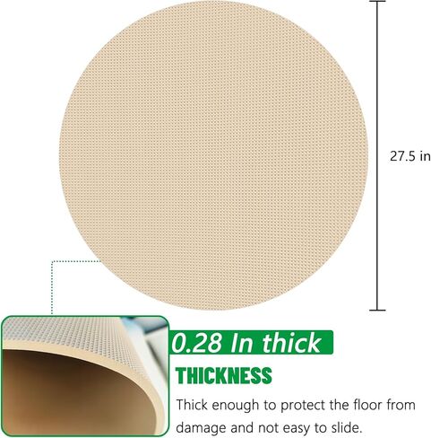 واقي أرضية مستدير، وسادات كرسي دوارة، كراسي دوارة، سجادة لدائرة الأرضية، وسادات أثاث مضادة للانزلاق، حصائر مطاطية مضادة للانزلاق in Kuwait