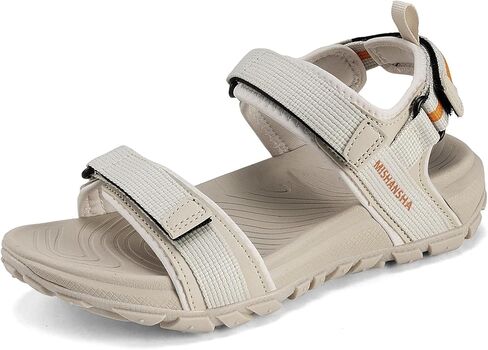 صنادل Mishansha النسائية مع دعم للقوس، صنادل مشي مفتوحة عند الأصابع قابلة للتعديل، مقاومة للانزلاق للماء والشاطئ في الهواء الطلق in Kuwait