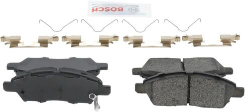 مجموعة وسادات فرامل قرصية من السيراميك الأزرق من BOSCH BE1592H مع أجزاء صلبة - متوافقة مع مجموعة مختارة من Nissan Versa وVersa Note؛ أمام in Kuwait