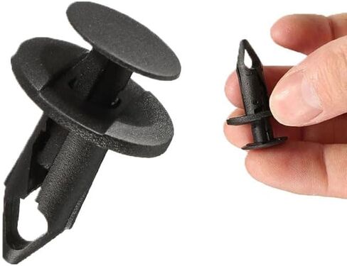 120Pcs 8mm Plastic Hole Rivets Fastener Push Clips Fit for Car Auto Fender Bumper Body Panels （Universal Rivets） in Saudi Arabia