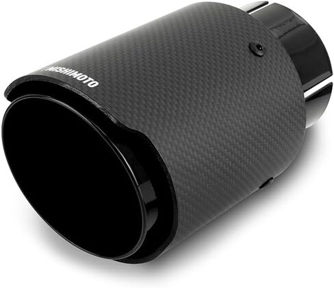 Mishimoto Carbon Fiber Exhaust Tip, 3", Black in Saudi Arabia