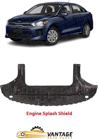 Front Engine Splash Shield Under Cover Compatible with Kia Rio 2018-2019 | DIRECT REPLACEMENT | 29110H9000 | KI1228161 in Saudi Arabia