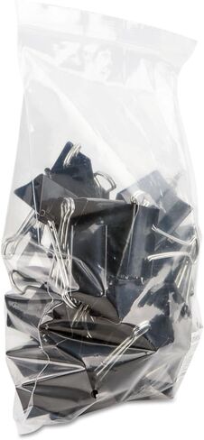 Universal 10220VP Large Binder Clips, Zip-Seal Bag, 1-Inch Capacity, 2-Inch Wide, Black, 36/Bag in Saudi Arabia