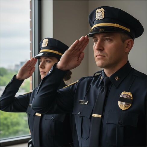 40PCS Mourning Bands for Badges, Stripe Badge Shroud Stretchable Badge Mourning Band,for Use by Police, Security Personnel Firefighters and Emergency Responders, Respectful Memorial,Black in Kuwait